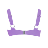 The Waterfall Plunge Swim Top - Bright Lavender