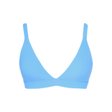 The Sunseeker Triangle Swim Top - Sky Blue