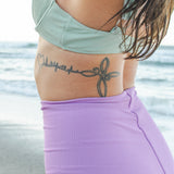 The Waterfall Plunge Swim Top - Midnight Black