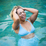 The Sunseeker Triangle Swim Top - Bright Lavender