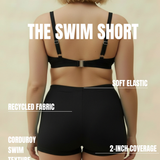 The Freedom Swim Short - Midnight Black